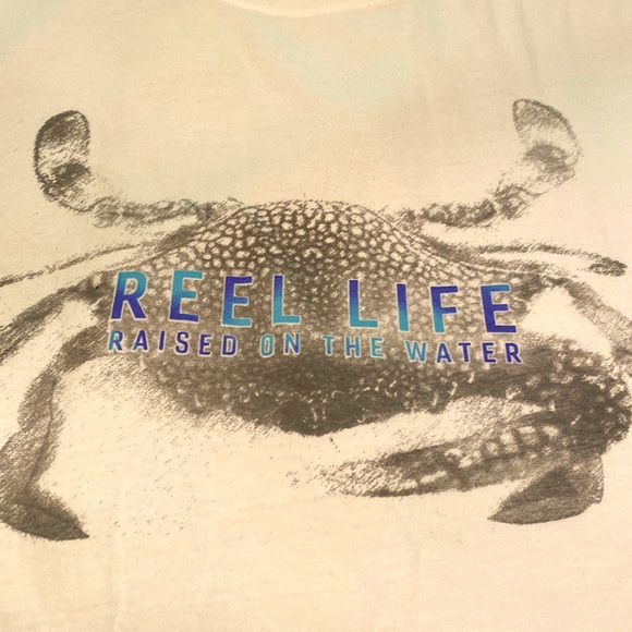 NWT Sketch Crab Graphic T-Shirt by Reel Life - Picture 4 of 8